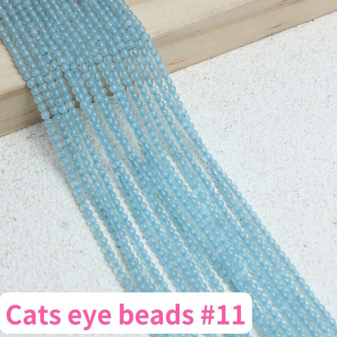 Cats eye beads 2mm/3mm accessories