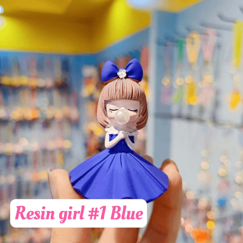 #Resin Girls for Key chain charms and accessories