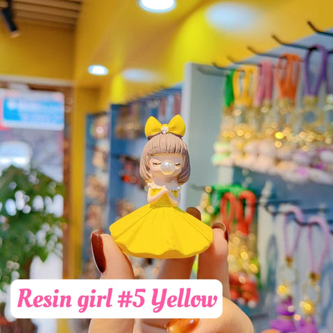 #Resin Girls for Key chain charms and accessories