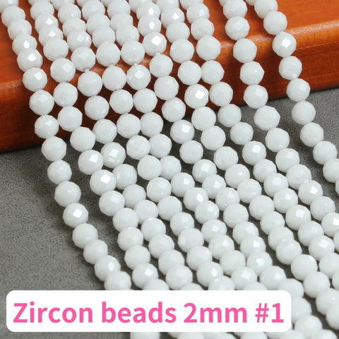 Zircon bead 2mm Accessories