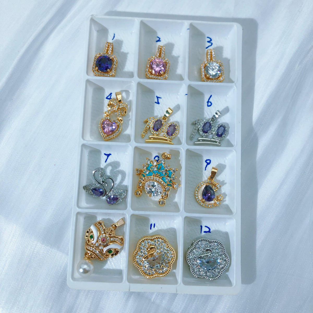#P1~P12 Pendant Charms For DIY Jewelry Accessories