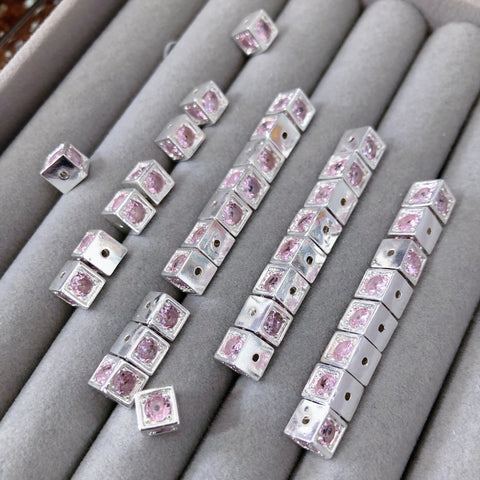 # Cube Spacers Charms For DIY Jewelry Accessories