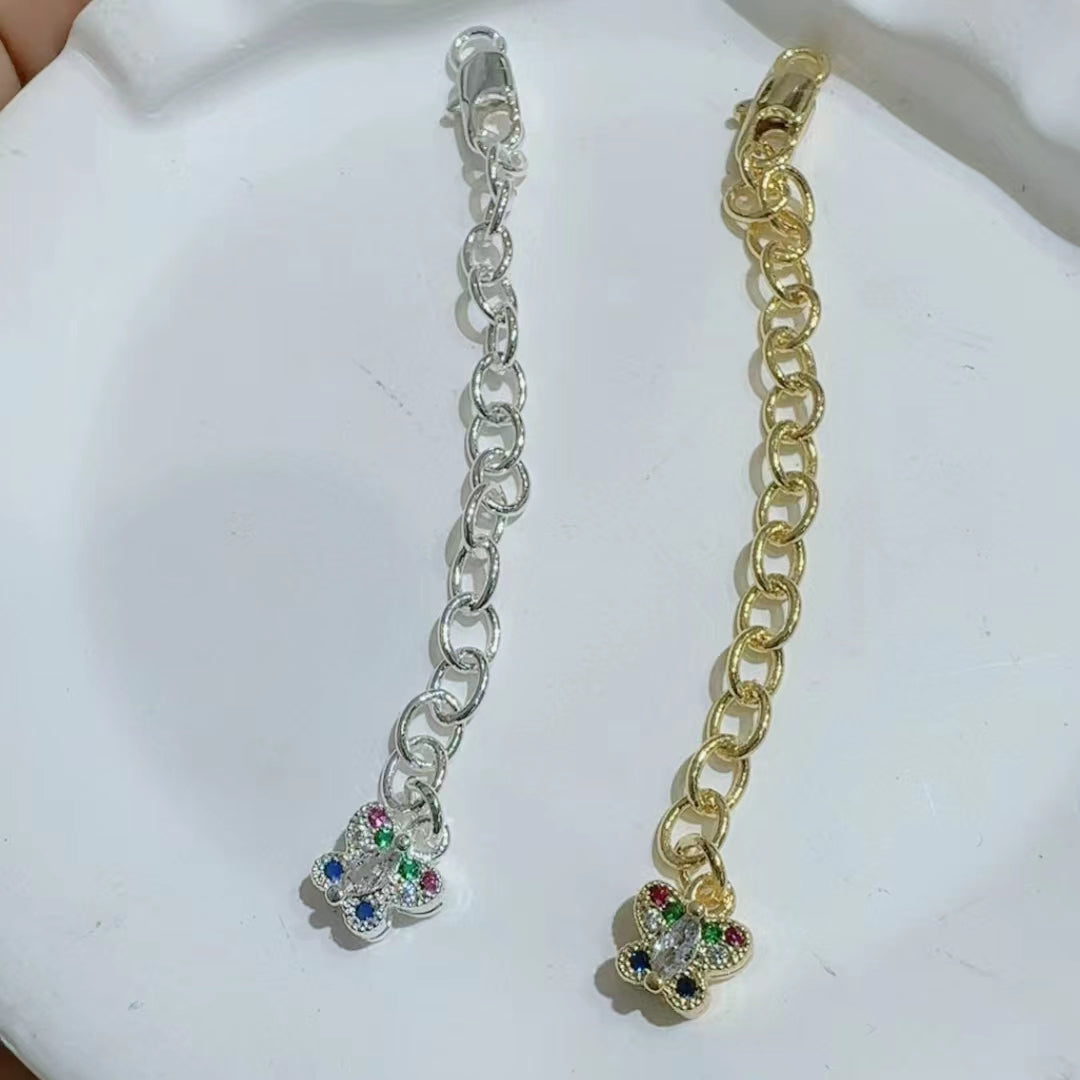 # Butterfly Tail Chain Charms For DIY Jewelry Accessories