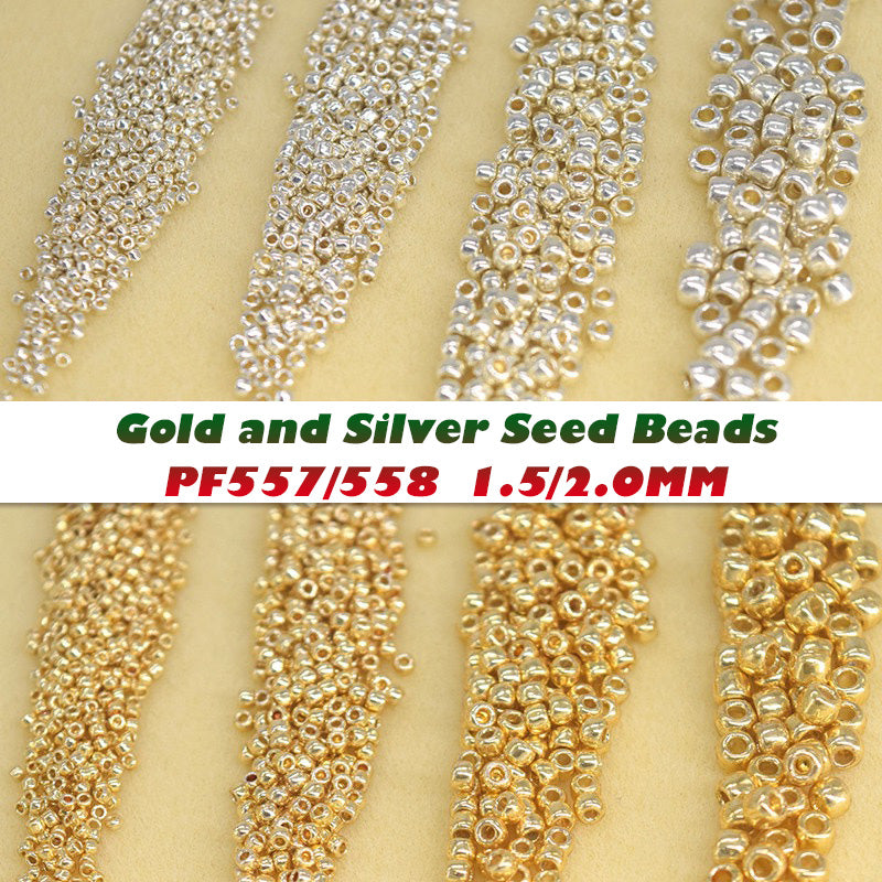 TOHO Gold and Silver Seed Beads