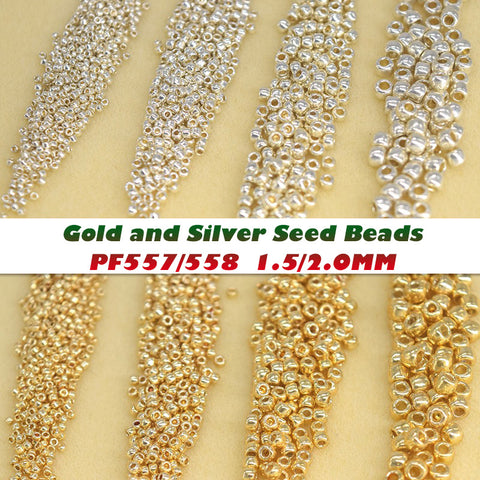 TOHO Gold and Silver Seed Beads