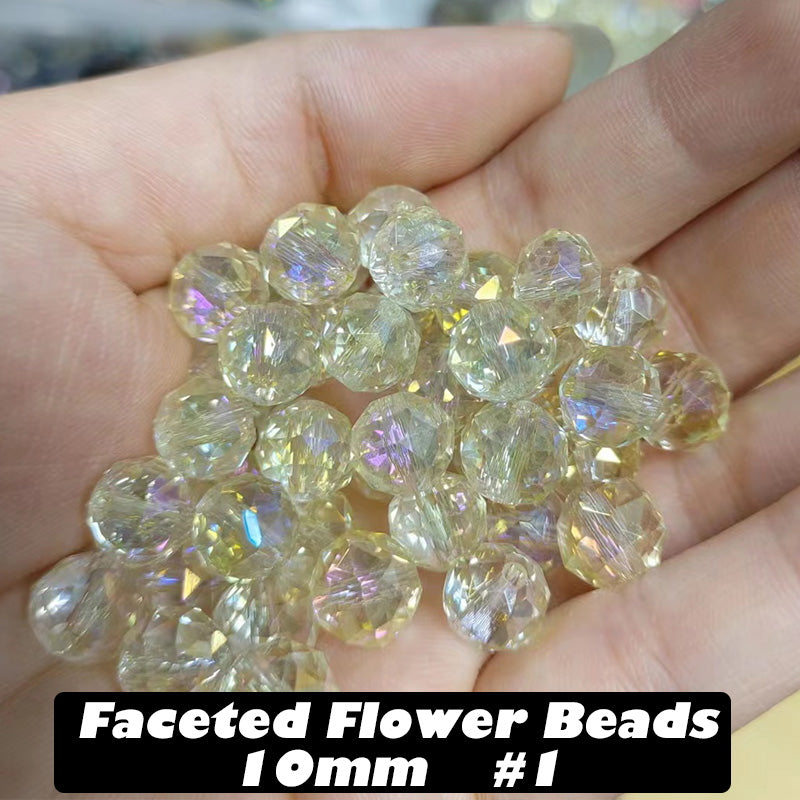 Faceted Flower Bead
