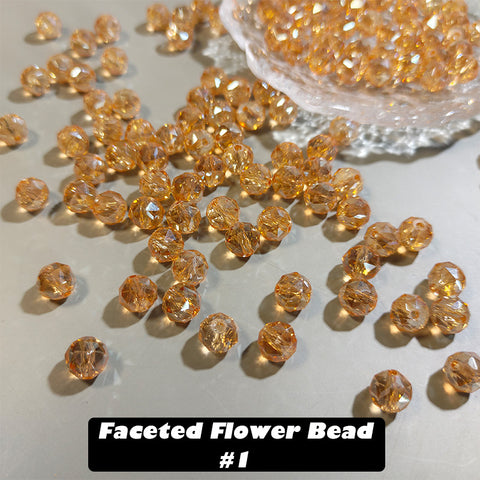 Faceted Flower Bead