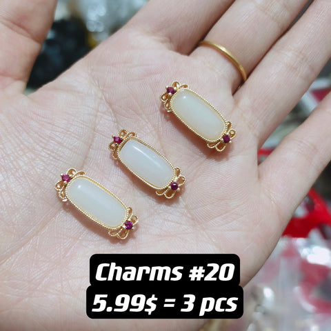 5.99$=3pcs  Diy Charms