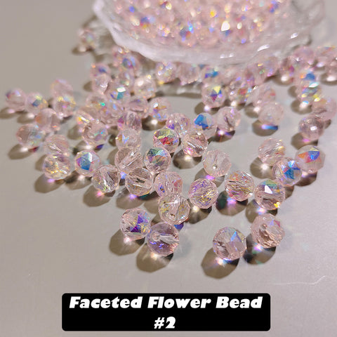 Faceted Flower Bead