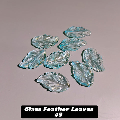 BOGO Glass Feather Leaves