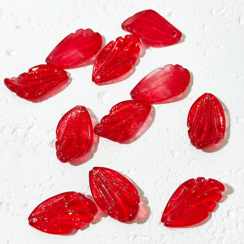 BOGO Glass Feather Leaves