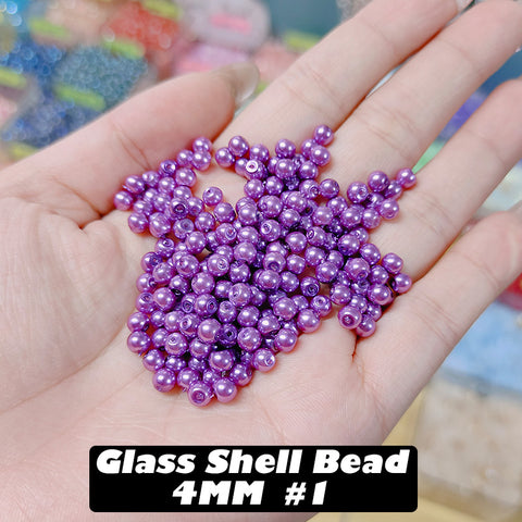 BOGO Glass Shell Beads