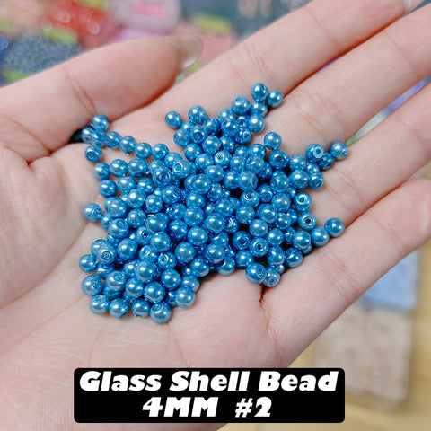 BOGO Glass Shell Beads