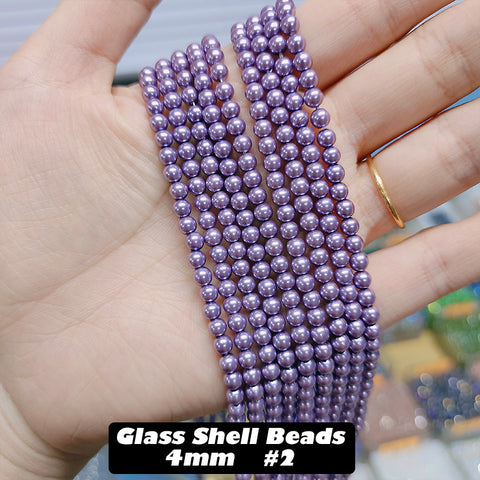 BOGO Glass Shell Beads