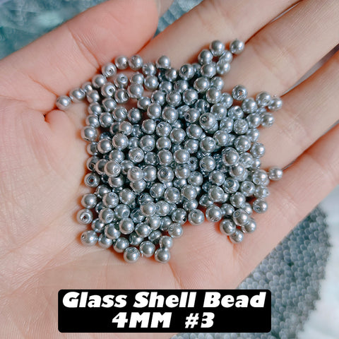 BOGO Glass Shell Beads