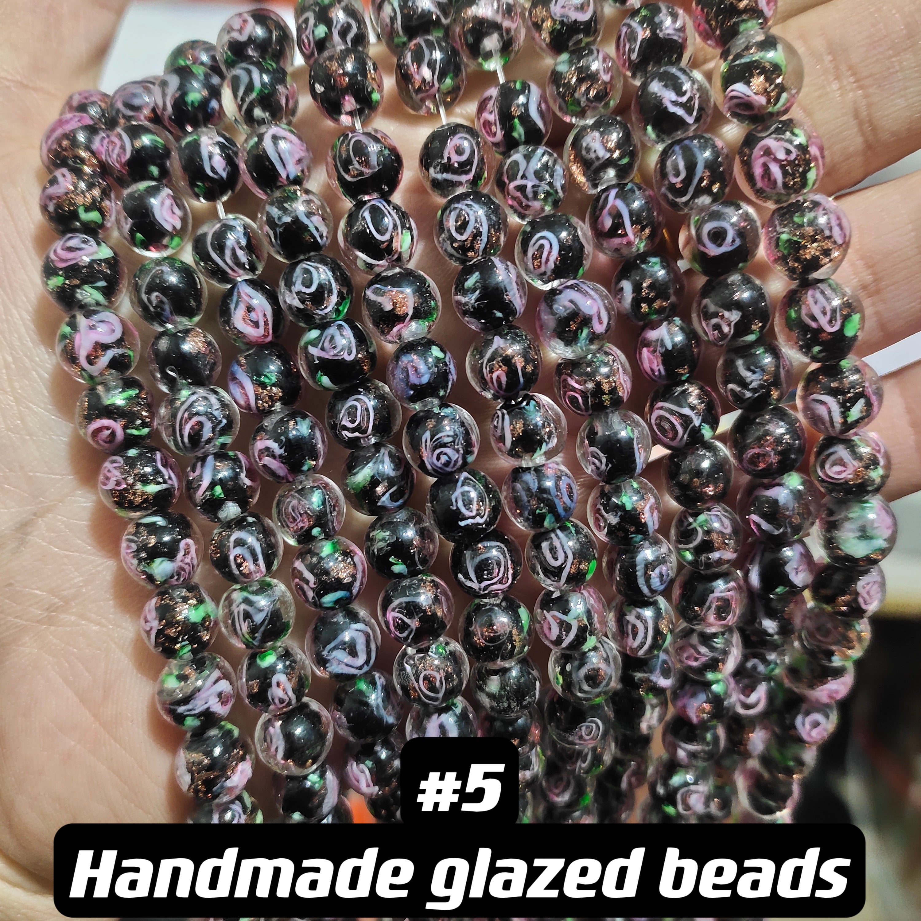 Handmade Glazed Beads