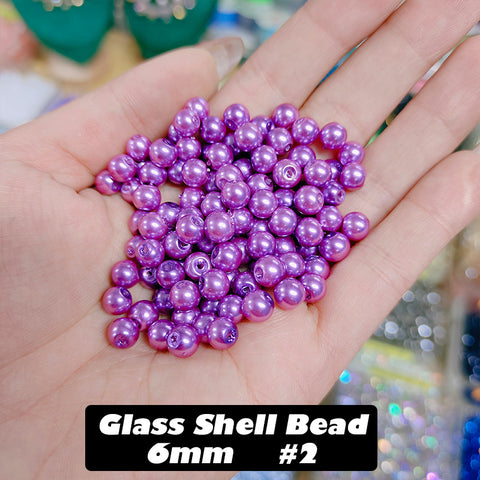 BOGO Glass Shell Beads