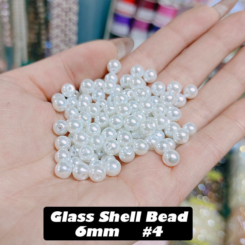 BOGO Glass Shell Beads