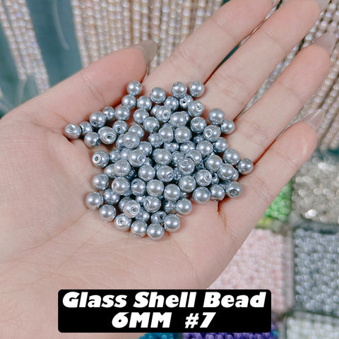 BOGO Glass Shell Beads