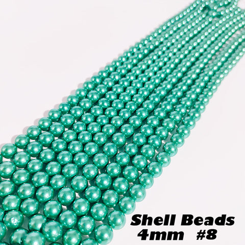 1 tira de perlas de concha de 4/6/8 mm.