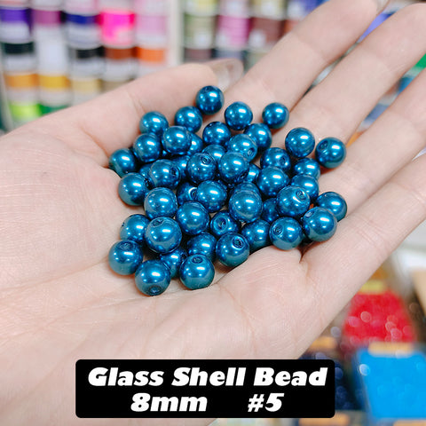 BOGO Glass Shell Beads