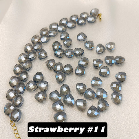Perlas de fresa Perlas de disco de vidrio