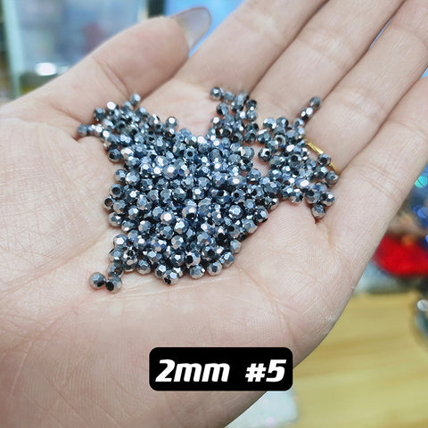 Perlas de disco de vidrio de 2 mm