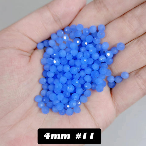 4 mm Glass Disco Beads