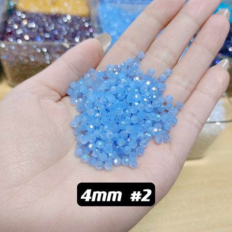 4 mm Glass Disco Beads