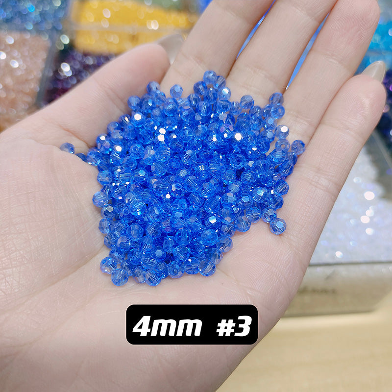 4 mm Glass Disco Beads