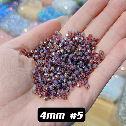 4 mm Glass Disco Beads