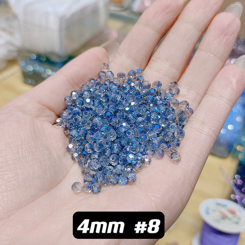 4 mm Glass Disco Beads