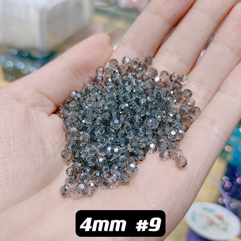 4 mm Glass Disco Beads